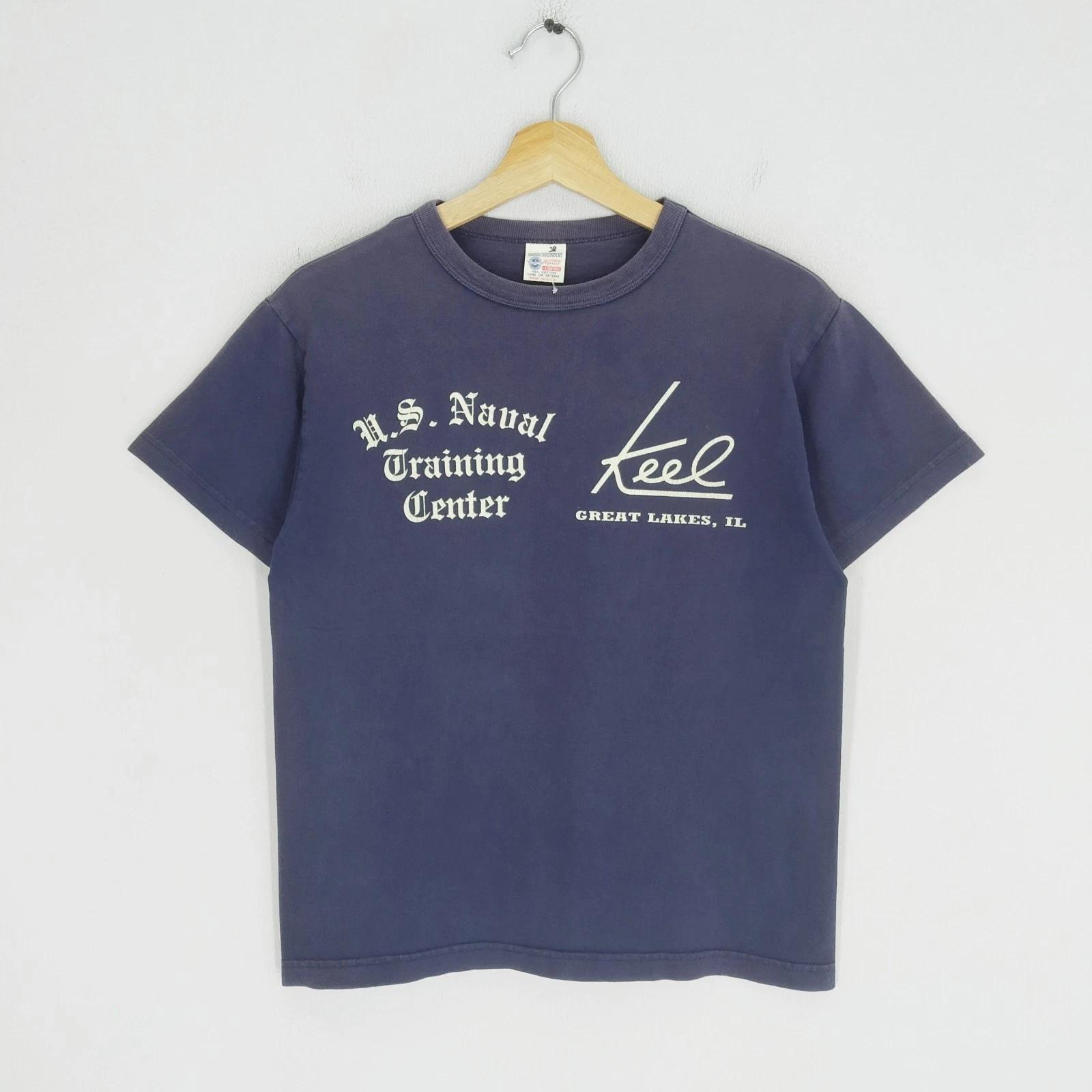 Винтажная футболка USN Buzz Rickson s от Toyo Enterprises Japan Blue, размер M S