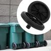 2 Pieces Garbage Can Wheels Pulley Sturdy Fits Shafts Diameter ≤ 2.2cm Bin