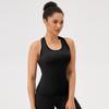 Womens Seamless Sports Tank Top Quick-Dry Breathable Fitness Yoga Running Workout Crop