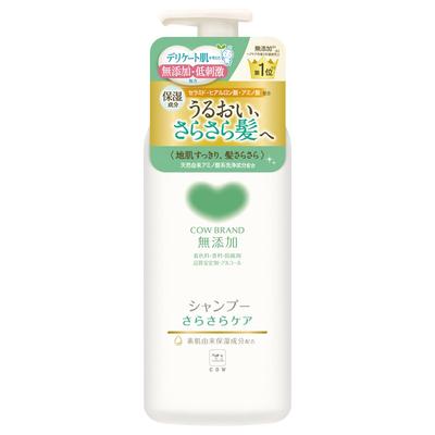 Cow Brand Smooth Care Pump 470ml Additive-Free Shampoo, Included,