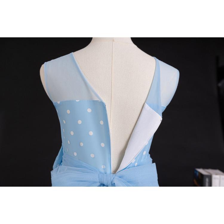 Teenage Mesh Princess Dresses Bat Mitzvah Girls Dresses Women High School Students Long Parent-Child Dresses Women