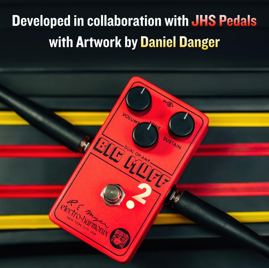 Big Muff Pi 2 Dual Fuzz Effector ELECTRO-HARMONIX Op-Amp
