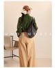 Women's Long Sleeve Washed Corduroy Blouse - Drop/Regular Shoulder, 100% Cotton, Slim Fit, for Spring, Autumn, Winter.