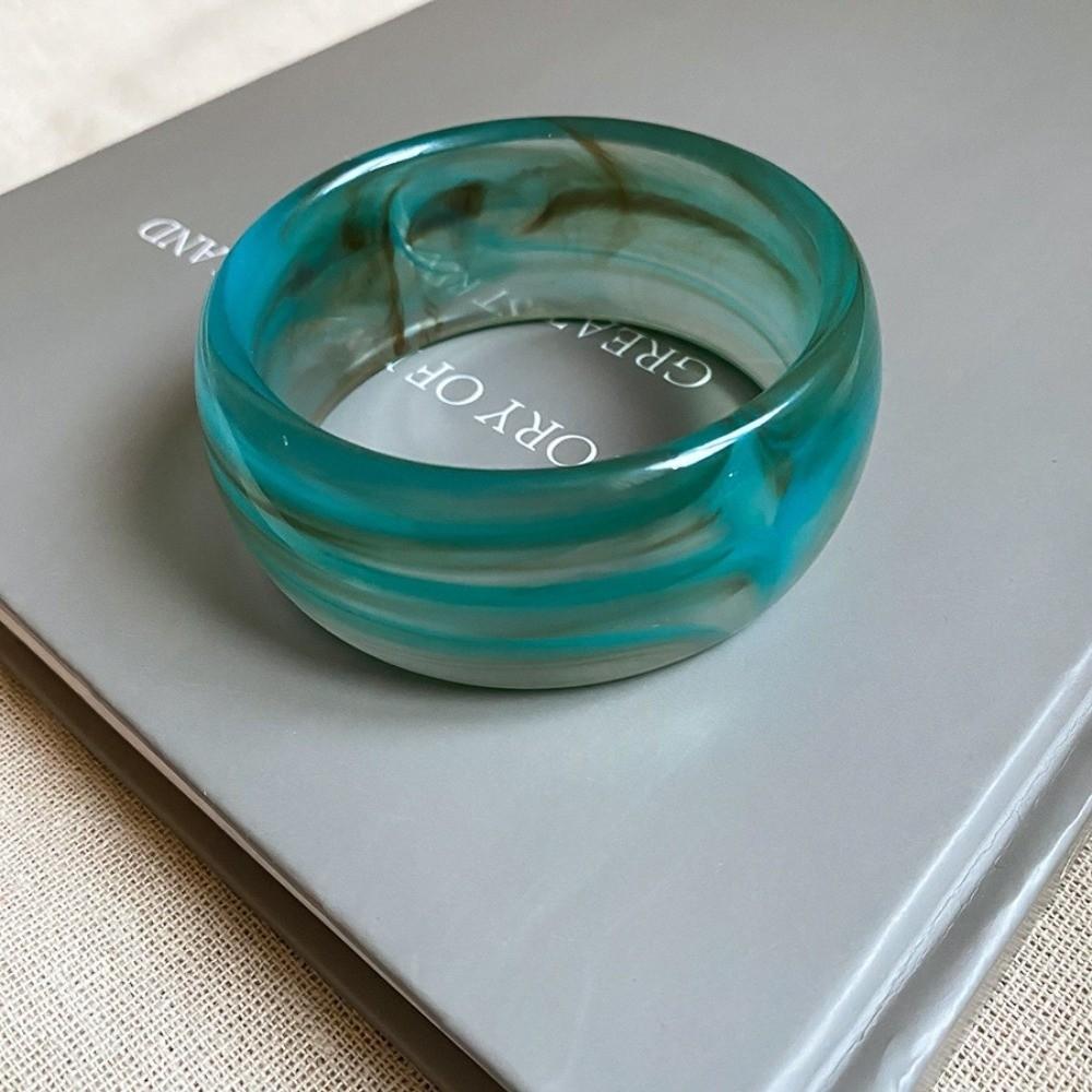 Europe American Style Resin Bangle Irregular Cuff Bangles Creative Exaggerated Bracelet  Decoration