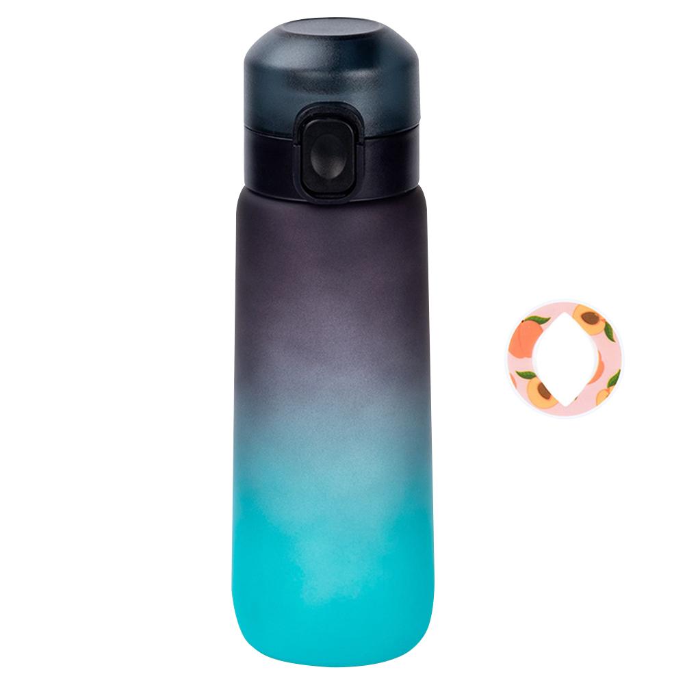 Sticlă de Apă Sportivă 750ml cu Capsulă de Aromă Sticlă de Băut cu Aer Aromă Sticlă de Apă cu Infuzor de Fructe pentru Camping în Aer Liber Călătorii