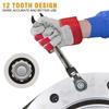 Car Repair Dual Heads Dual Heads Ratchet Wrench Quick Release 72 Teeth Reversible Ratchet Spanner Ratcheting Socket Spanner