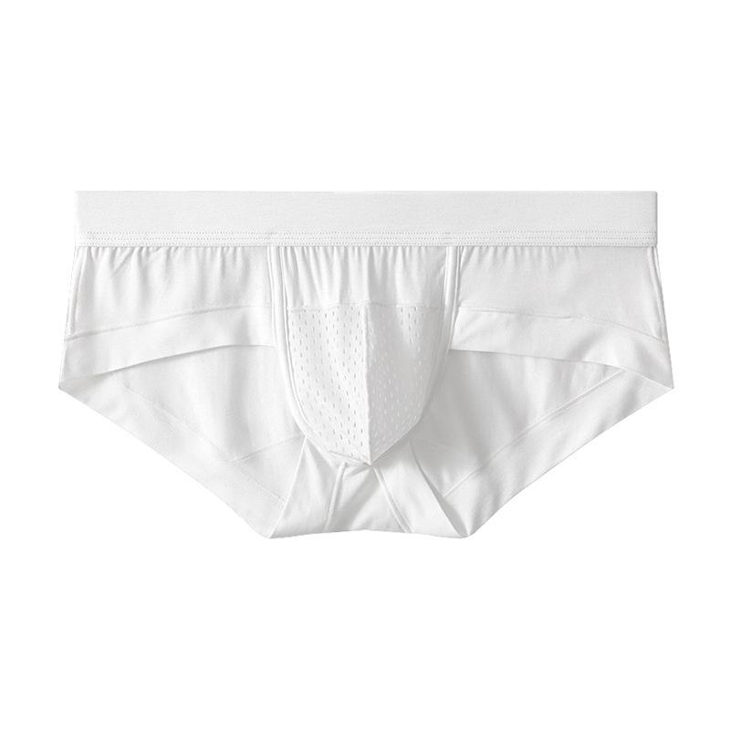 Men's Spring and Summer Sexy U Convex Pocket Breathable Mesh Briefs
