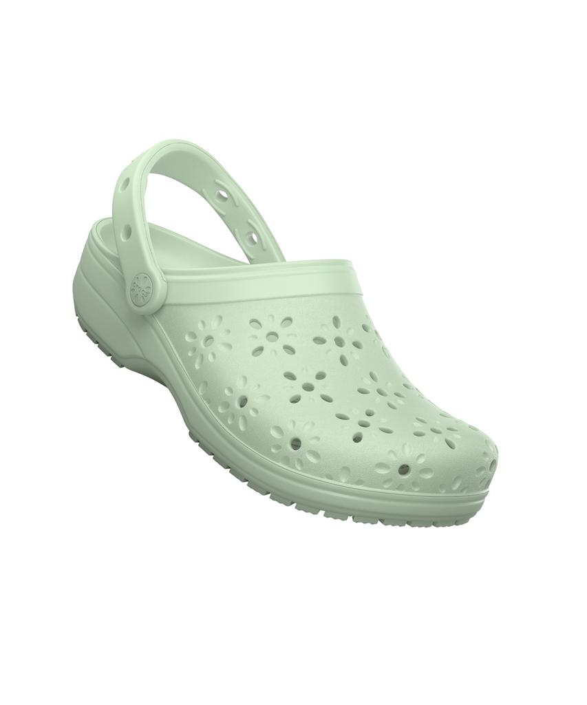 Sabots Classiques Crocs à Découpes Florales - Teinte Jade / 210927-3Yh