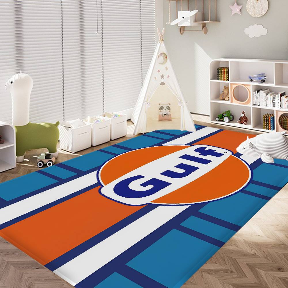 Tappetino d'ingresso logo G-Gulfs Racing Stile Nordico Tappetino per porta di casa Tappetini per bagno-WC Tappetino per decorazione camera da letto hotel