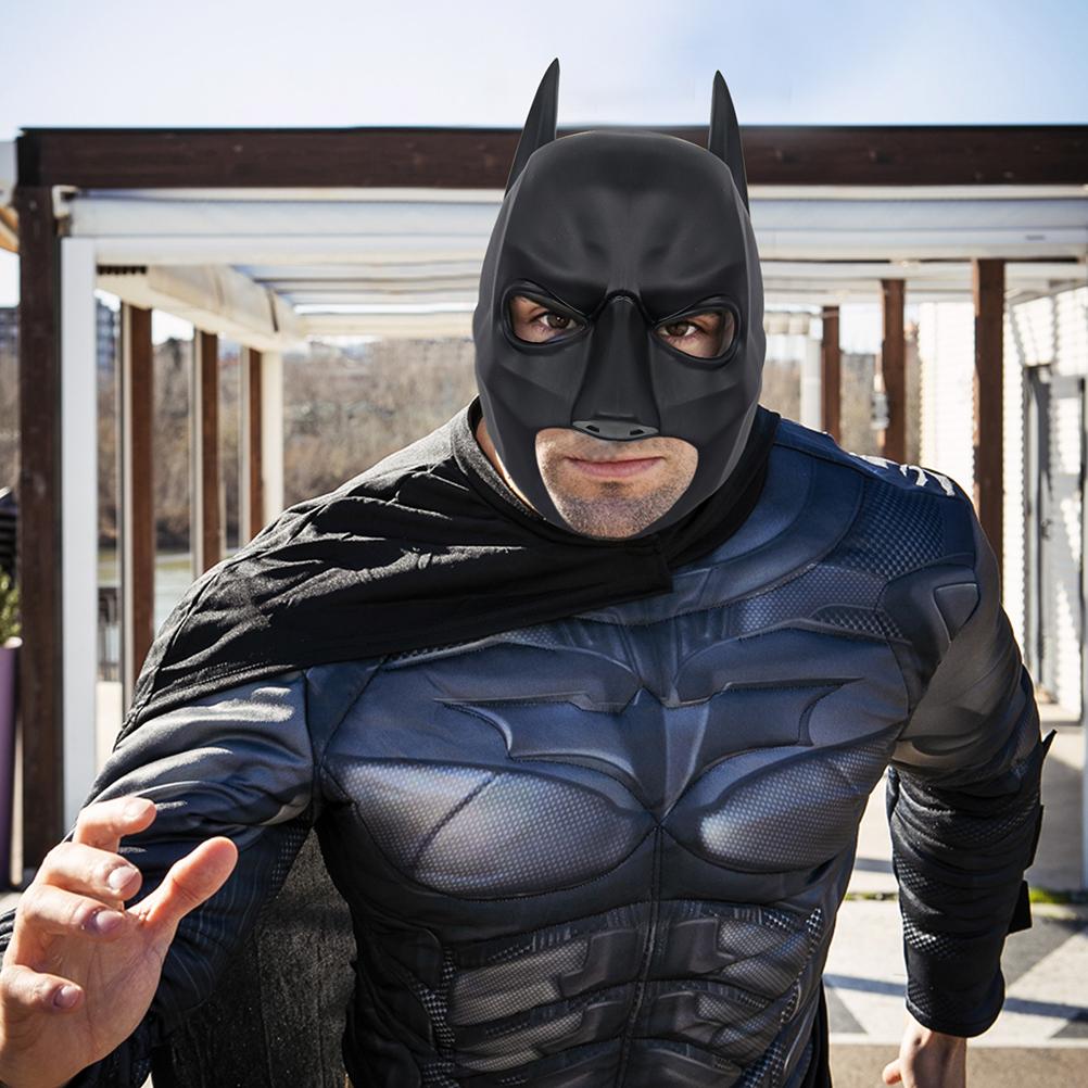 Acoperire facială film PU piele completă a feței accesorii costum cosplay recuzită Halloween