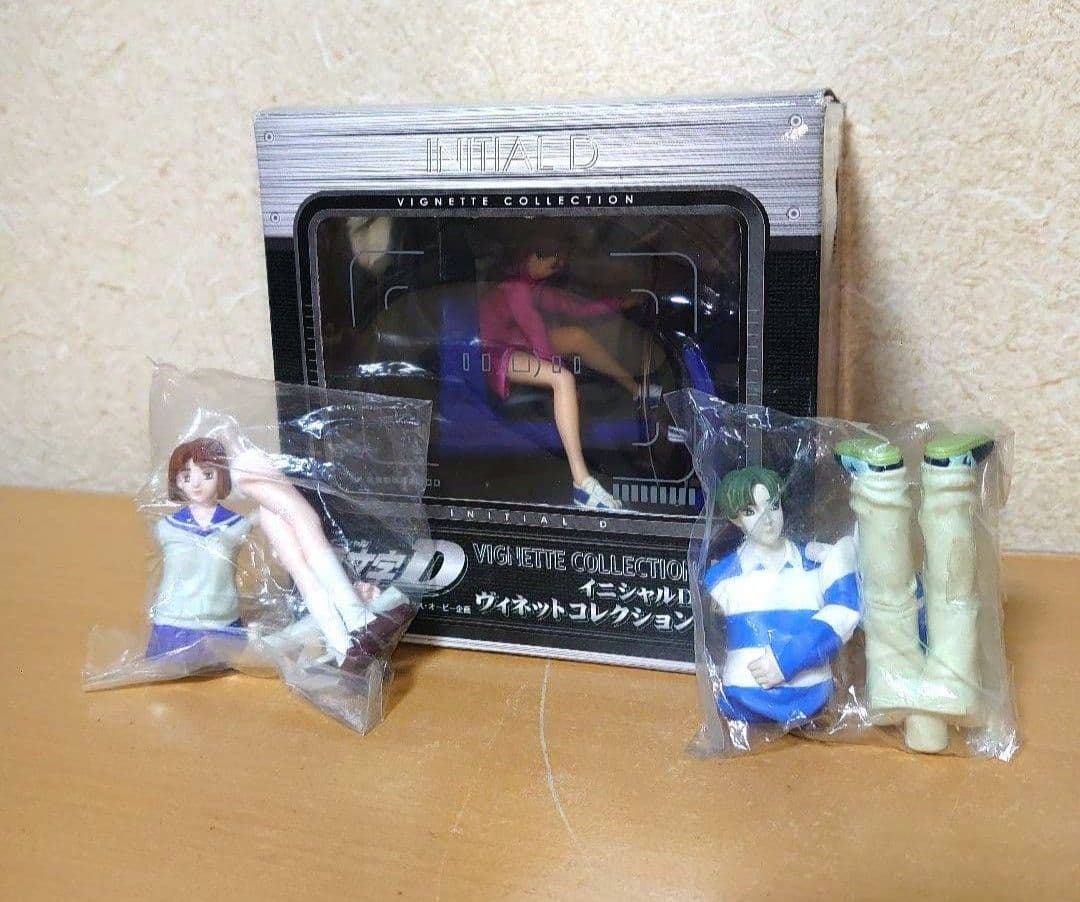 

[USED] Initial D Vignette Collection Takumi Fujiwara, Natsuki Mogi, Mako Sato Figure