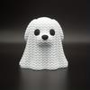 The Perfect Choice for Knitted Ghost Dog Statues, Halloween Ghost Dog Ornaments, and Ghost Puppy Halloween Ambiance Decorations
