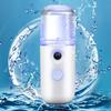 Car Air Humidifier 30ml Mini Nano Facial Sprayer USB Nebulizer Purifier Aromatherapy Essential Oil Diffuser Water Replenishment