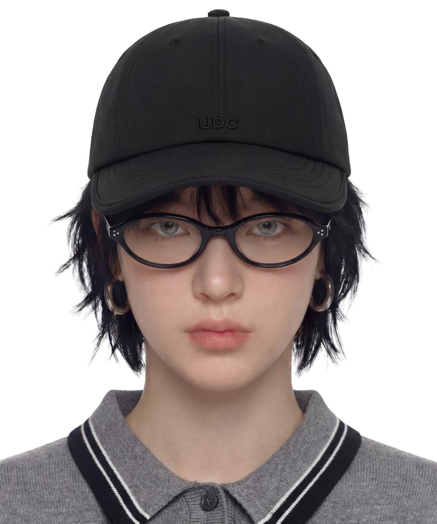 Eondeokeonteulol Nylon Logo Ball Cap 8 Flex / Nylon Ox / Basement Black