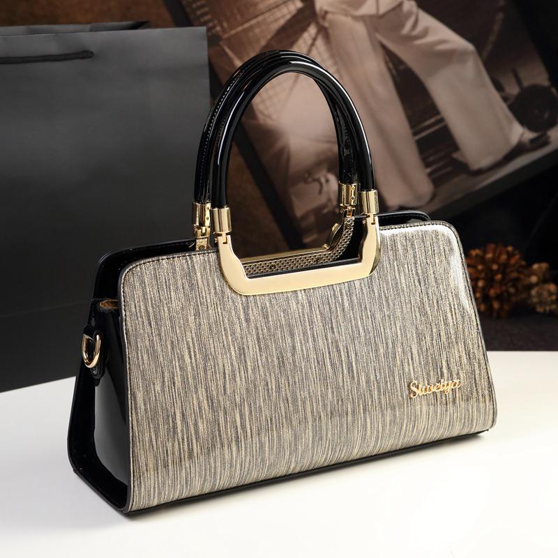 "2026 New Fashion Simple Leather Handbags: One-Shoulder Crossbody Bags for Women"