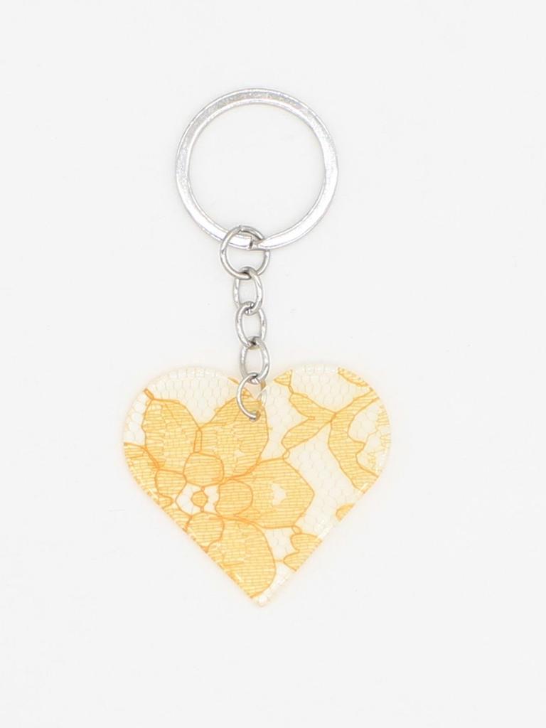 Acrylic Heart Crack Keychain & Phone Charm