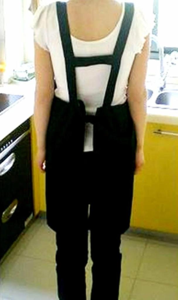 Happy Smiles Lässige Schlichte Schürze, Einheitsgröße, Große Größe zum Kochen, Waschbar, Wasserabweisend, Schmutzabweisend, Unisex, H-Form, Schlicht,