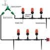 Bewässerungssystem Gartengeräte Tropfbewässerungs-Kits Automatische Bewässerungsschlauch mit einstellbarer Bequemer Installation Wassersparend