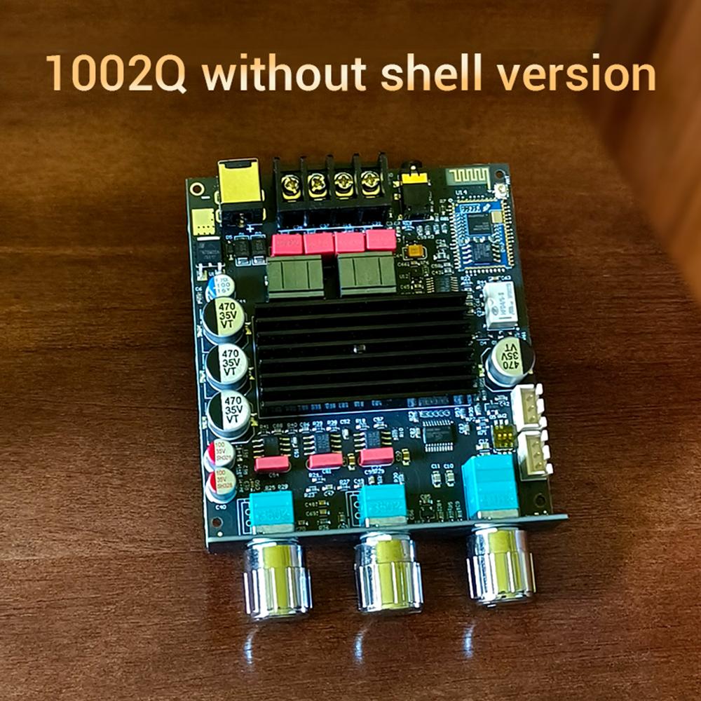 

DC 12-24V ZK-1002Q BT Digital Amplifier Board Qualcomm QCC3034+TPA3116 2.0 Channel APTX Lossless Power 100W+100W