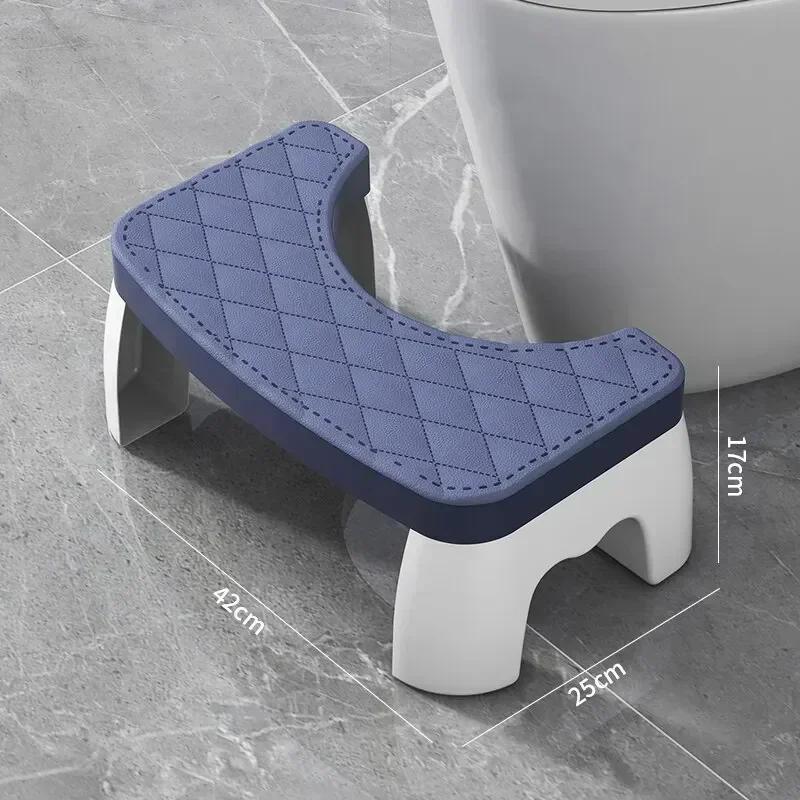 1PC Bathroom Special Squat Stool Portable Thickened Bathroom Foot Stool Removable Non-Slip Adult/Children Toilet Seat Stool