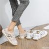 2026 Sommer Mode Lässig Damen Flache Schuhe Damen Leicht minimalistische Sneaker Schnalle Verschluss Netz Atmungsaktiv Komfort Damen schuhe