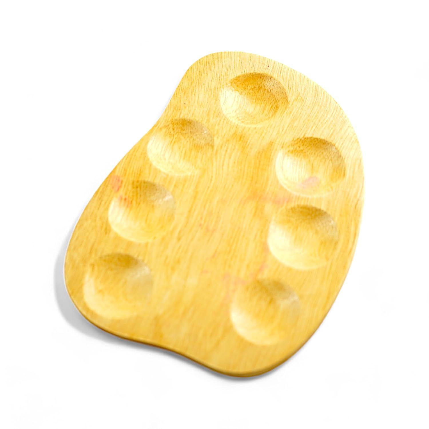 

Деревянная палитра в форме манго - Палитра для всех видов живописи и рисования (Масло, Акварель, Акрил, Гуашь)