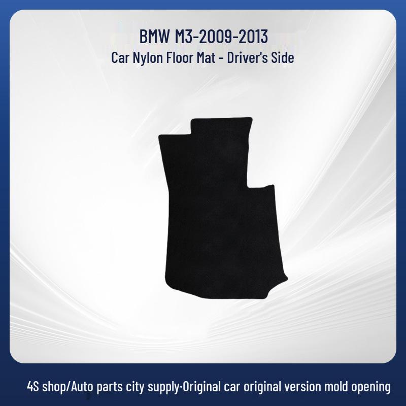 Compatible with BMW M09-13 X5: Black Dirt-Resistant Nylon Car Floor Mats