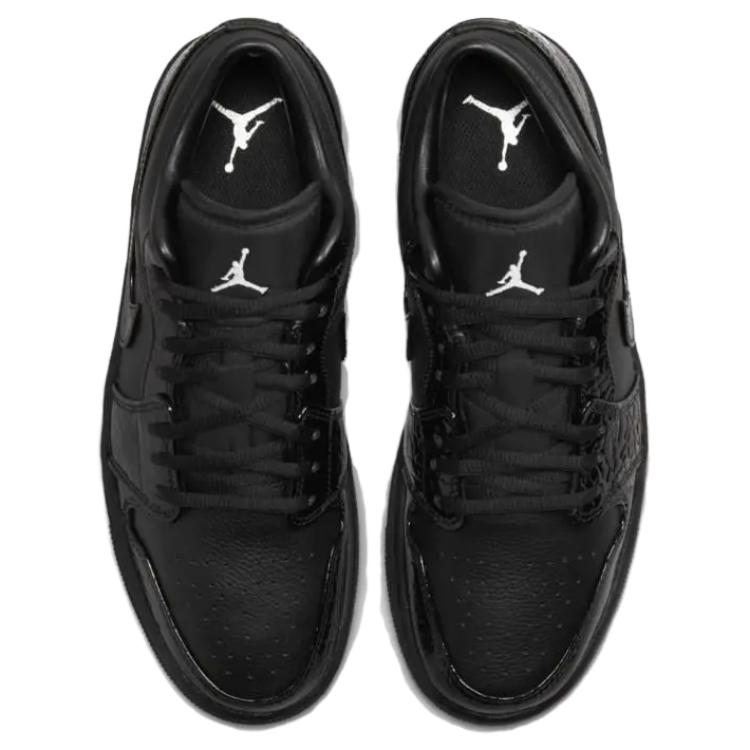 New JORDAN 1 Low Se Patent Elephant Black Women's HJ7743-010