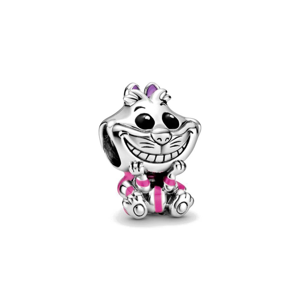 

MINISO Big Eared Dog Elephant Elf Pendant S925 Pure Silver Bead Bracelet DIY Gift for Boys Girls