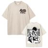 Tokita Ohma Kengan Ashura Anime Clothing Men Women Oversized T-shirts Short Sleeve Washed T Shirt Cotton Tshirt Harajuku Tops