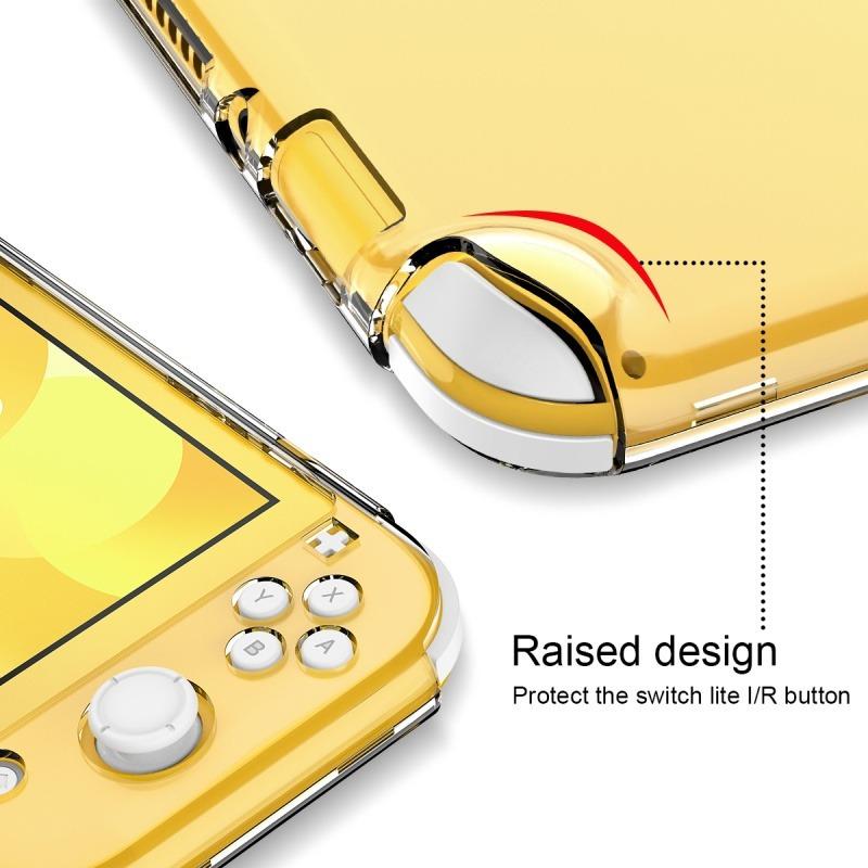 Crystal Clear Case For Nintend Switch Lite Cover Game Console Protective Ultra-Thin Transparent Switch Accessories Fundas Coque
