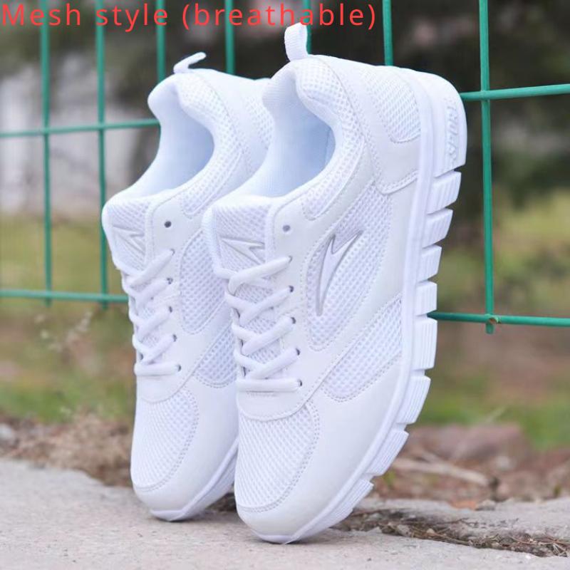Kevadised ja sügisesed nahast pinnaga tossud veekindlad vabaajajalatsid Valged jooksujalatsid Tudengite moodsad kingad Valged tossud Unisex kingad Tennis