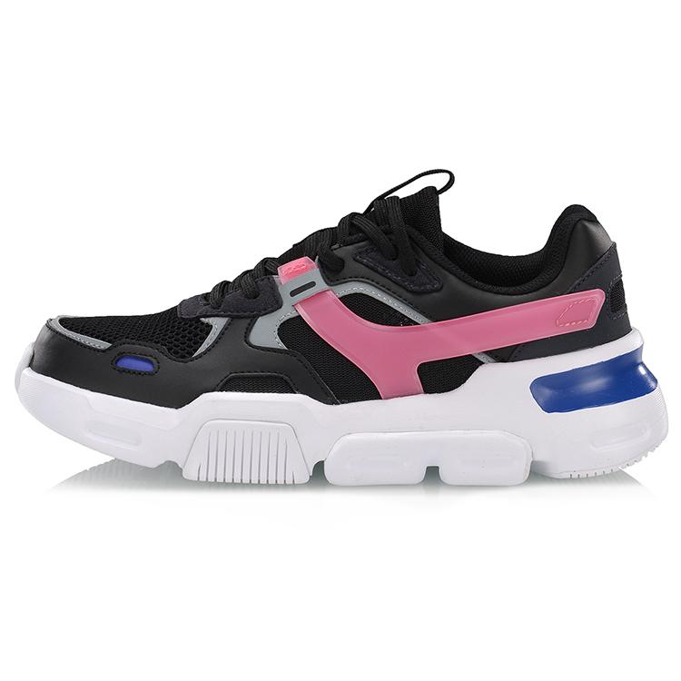 

New LINING Mark Casual Shoes Women s Low top Black/Pink AGLP048-3 37.5