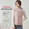 Womens Lightweight Short Puffer Vest Slim Fit Down Bodywarmer Winter Office Casual Wear