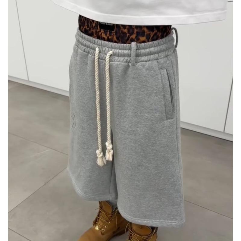 Y2k Retro Fashion Neutral Street Neutral Shorts Shorts Fashion Double Waist Embroidered Casual Sports Pants