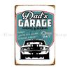 Dad S Classic Garage Yourauto Metal Plaque Cinema Kitchen Customized Personalized Funny Tin Sign Poster