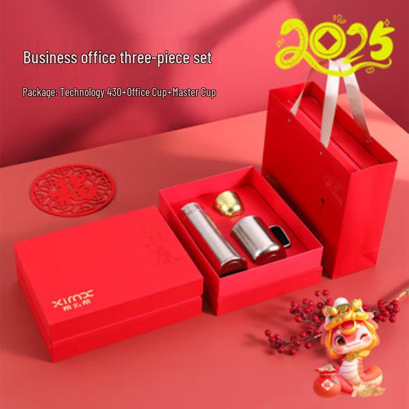 

XIMX Pure Titanium 3-Piece Office Cup Set