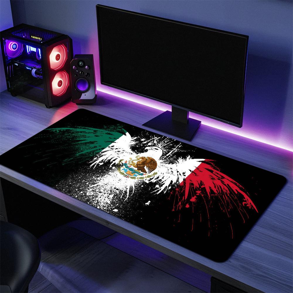 Aguila Grande Mexican Style s Mouse Pad Large Desk Mat Keyboard Ergonomic Office Rubber PC Nonslip Antifray Home Custom
