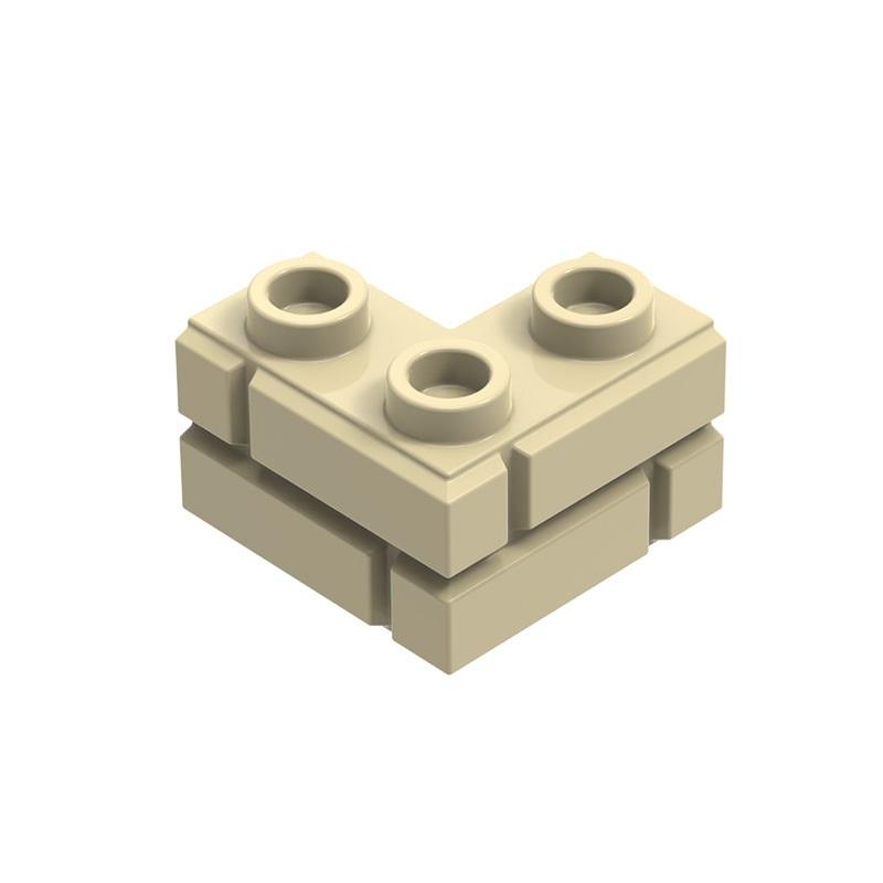 MOC 10 STÜCK 98283W Dickwandige Bausteine 2357 Spezielles Haus Burg Ecke Pädagogische Steine Partikel Idee Spielzeug Kinder Geschenk