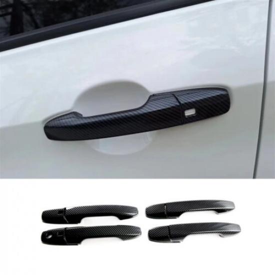 12Pcs Carbon Fiber Door Handle Bowl Cover For Toyota Yaris Ativ/Vios 2024
