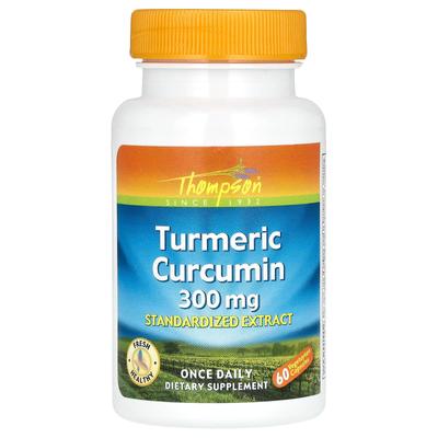 Turmeric Curcumin, 300 Mg, 60 Veggie Capsules