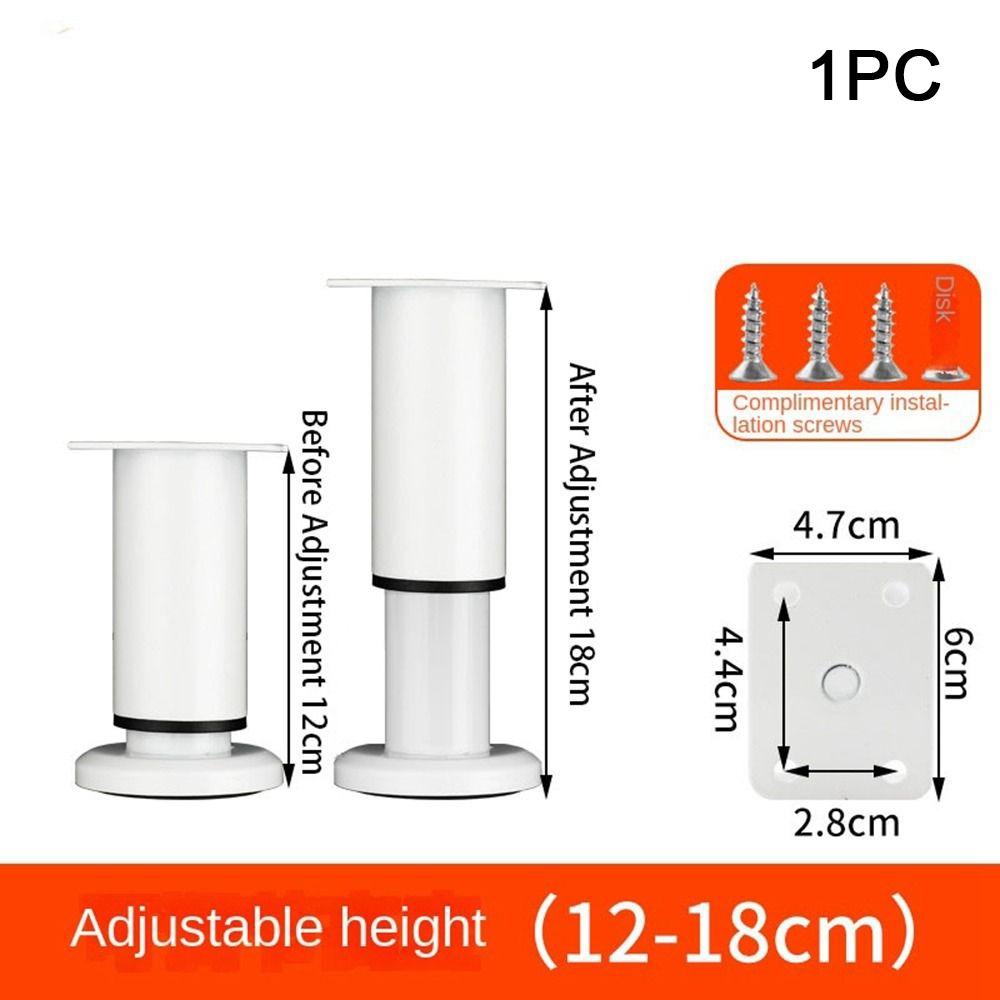 Möbelfötter i rostfritt stål Justerbar soffnivåfot Nya bordsfötter Möbler