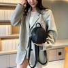 Multifunctional Backpack Women's Shoulder Bag Solid Color Small Bag