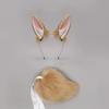 Plush Rabbit Ears Headband Tail Set Cosplay Anime Convention Cute Kawaii Costume Accessory