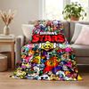 Brawl Stars Blanket Flannel Blanket Soft Cozy Plush Throw for Sofa Bed Lightweight Home Decoration