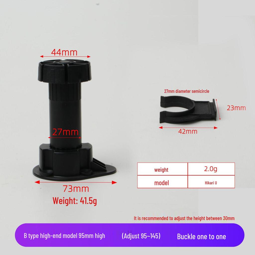 Adjustable Cabinet and Sofa Legs - Thickened ABS Plastic Support