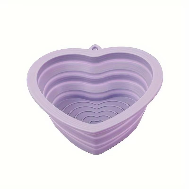 

1Pcs Collapsible Silicone Pet Bowl for Dogs & Cats-Portable,Foldable Travel Pets Dish for Food & Water Pet Feeding Supplies фіолетовий