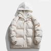 Men's Cotton-padded Clothes Winter New Thickened Glossy Feather Rong Cotton-padded Clothes Student Couple Tooling Cotton-padded Jacket Men's Trend