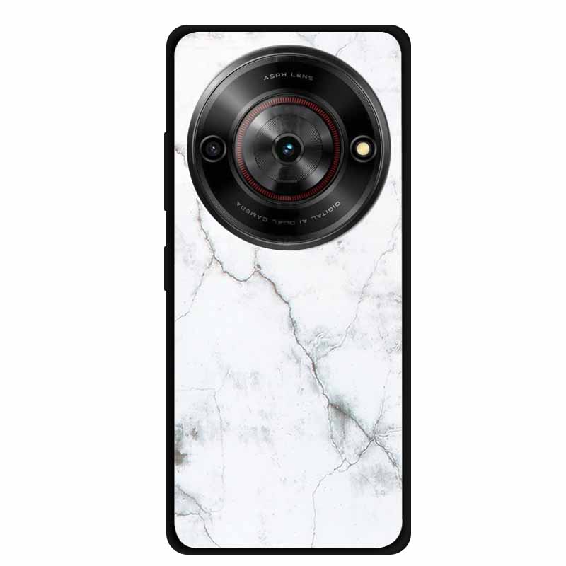 For ZTE Blade A75 5G Case Luxury Marble Silicone Soft Phone Cover for ZTE Blade A75 5G Protective TPU Back Shell Coque Capa A 75