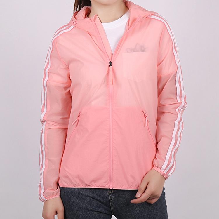 (WMNS) Adidas Windbreaker 3S Woven Jacket Pink Women's FT2883